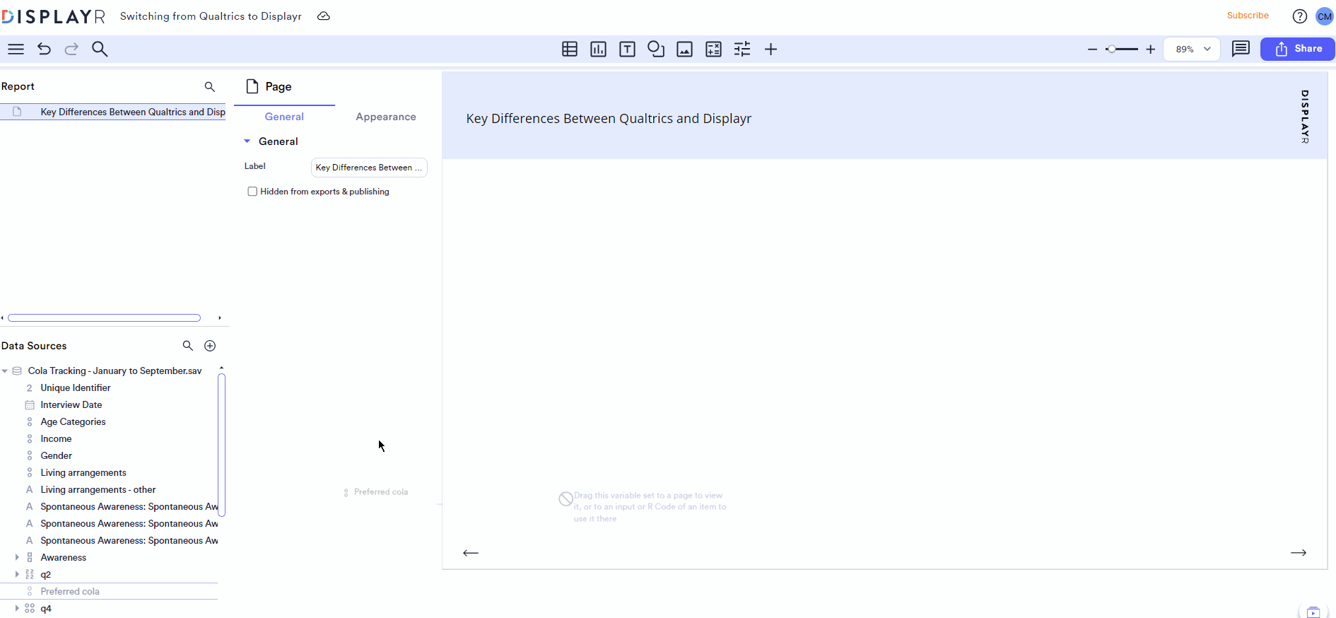 Key Differences Between Qualtrics and Displayr Displayr Help